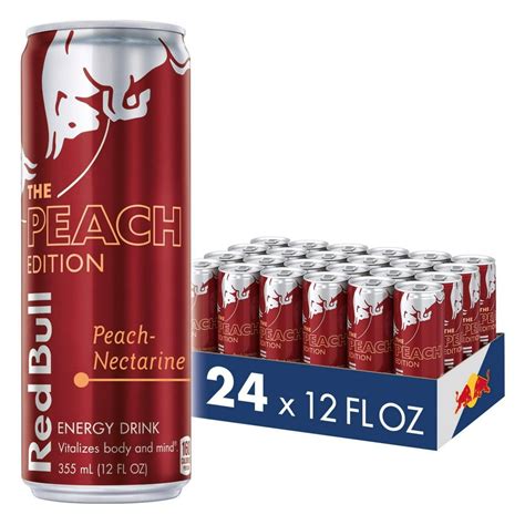 Red Bull Energy Drink, Peach, 12 Fl Oz (24 pack) - Walmart.com ...