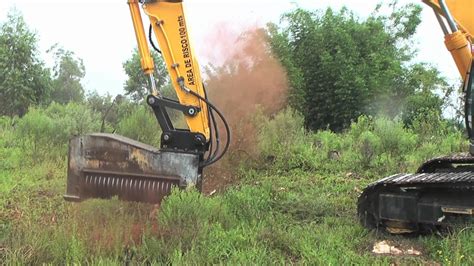 Excavator mulchers - Land clearing equipment - Forestry mulcher - DENISCIMAF.com - YouTube