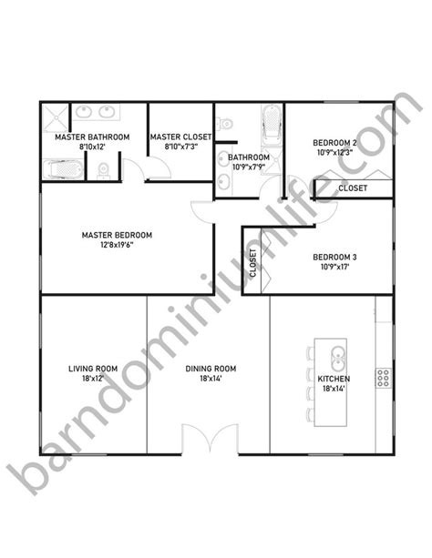 9 Jaw-Dropping 40x40 Barndominium Floor Plans