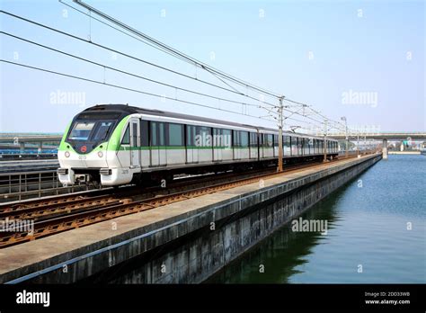 Shanghai metro line 2 Stock Photo - Alamy