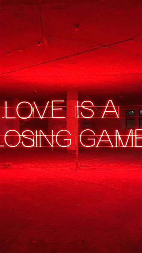 Love is A Losing Game text iPhone 8 Wallpapers Free Download