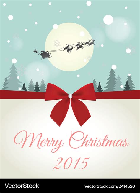 Merry christmas card Royalty Free Vector Image