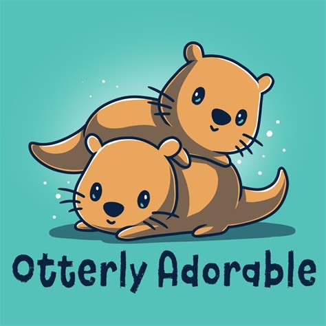 Otterly Adorable | Cute animal drawings, Cute cartoon wallpapers, Cute ...