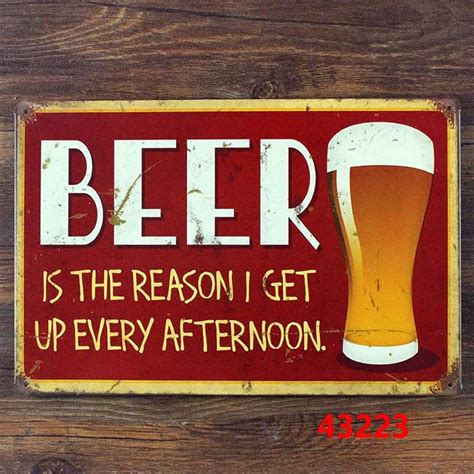 New 2015 20x30cm metal tin signs beer Vintage metal signs bar home decor wall art Metal Painting ...