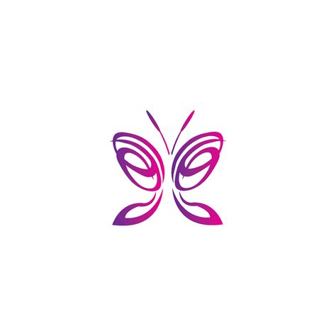 mariposa logo modelo vector icono ilustración 30722978 Vector en Vecteezy