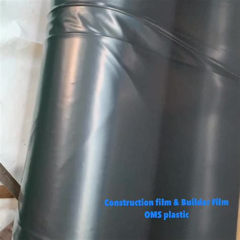 Black Plastic Sheeting Polyethylene Pe Roll 6mil Factory - Buy Plastic Roll,Construction Plastic ...