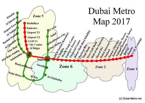 Dubai Metro Map