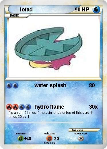 Pokémon lotad 4 4 - water splash - My Pokemon Card