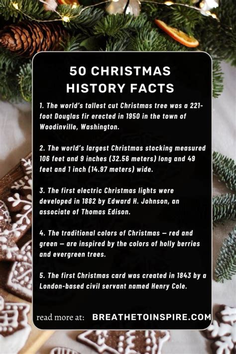 50 Christmas Facts About History, Fun Holiday Traditions All Around The ...