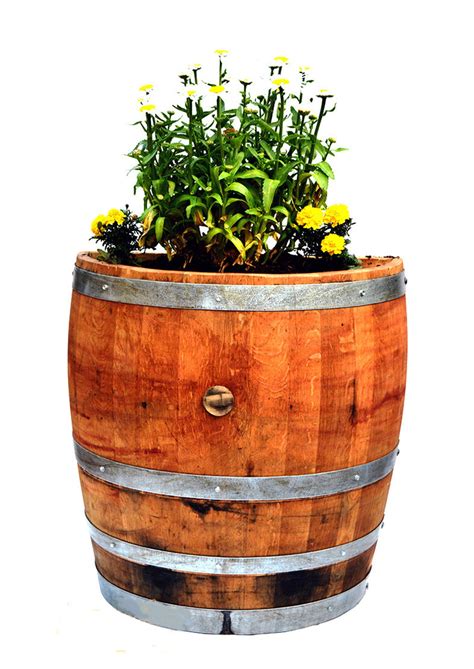 Wine Barrel Wall Planter - Etsy