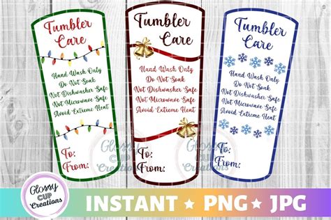 Cards Free Printable Tumbler Care Instructions / Tumbler Care Cards Etsy - Tumbler care cards ...