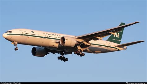 AP-BMG PIA Pakistan International Airlines Boeing 777-2Q8ER Photo by Fu ...