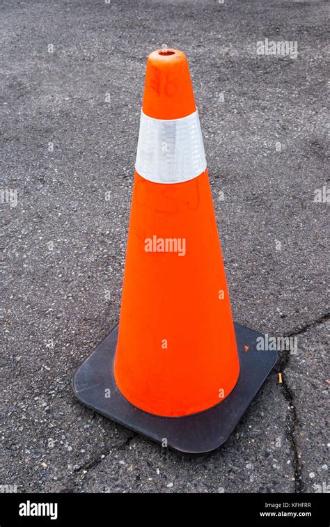 Traffic cone, construction cone, safety cone, pylon Stock Photo - Alamy