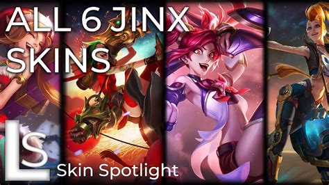 ALL JINX SKINS - Skin Spotlight - League of Legends - YouTube