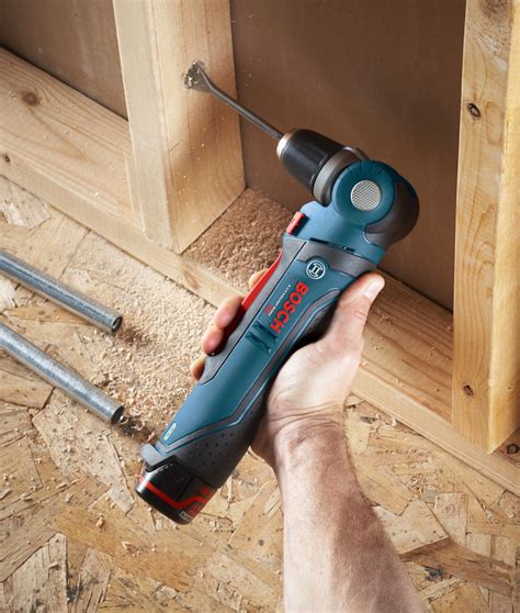 BOSCH Cordless Right Angle Drill Kit, Cordless, 0 in-lb to 115 in-lb, 3 ...