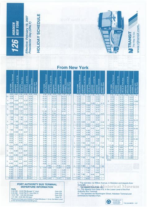 Nj Transit Bus Schedules | Examples and Forms