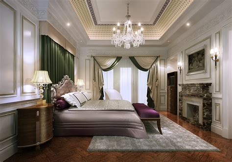Elegant classic style bedroom 3D Model MAX | CGTrader.com
