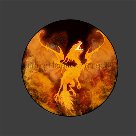 Burning Phoenix logo by Ynnep on DeviantArt