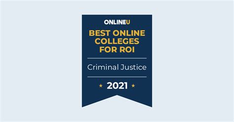 Best Online Bachelor's in Criminal Justice Degrees 2021 | OnlineU