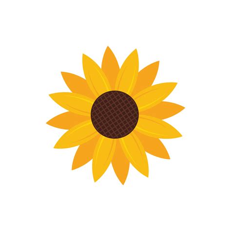 sunflower logo icon design template vector 7636896 Vector Art at Vecteezy