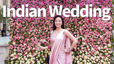 Korean experiences a stunning Indian wedding - YouTube