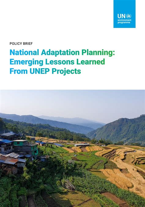 National Adaptation Planning: Emerging Lessons Learned from UNEP Projects | UNEP - UN ...