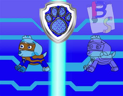 Paw Patrol/Blue's Clues Crossover: Mighty Blue by BigMarioFan99 on DeviantArt