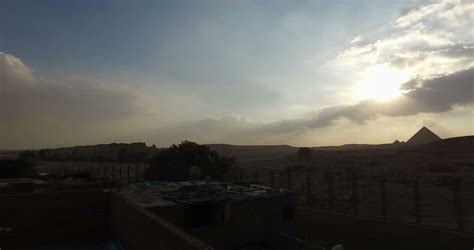 View of Giza pyramids in the evening, Egypt Stock Video Footage 00:09 SBV-307055303 - Storyblocks