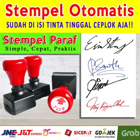 Jual STEMPEL TANDA TANGAN, PARAF | Shopee Indonesia