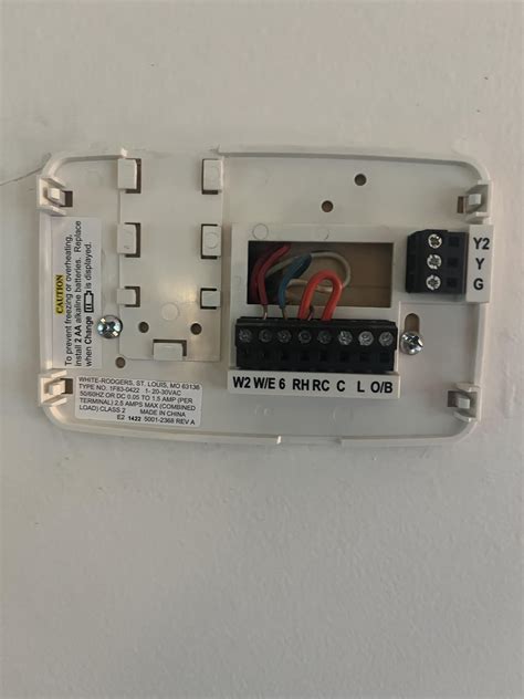 HELP WITH THERMOSTAT INSTALL : r/hvacadvice