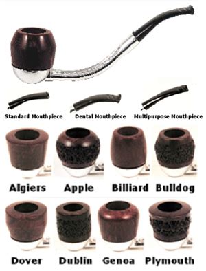 Falcon Standard Full Bent smoking pipe - AE Lloyd and Sons