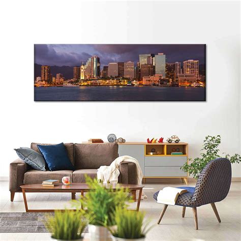 Downtown Honolulu Skyline Wall Art | Photography