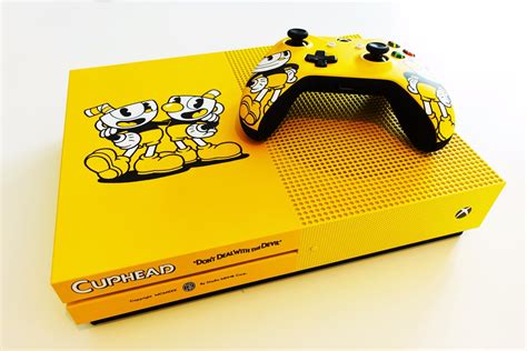 No os perdáis esta impresionante Xbox One S de Cuphead