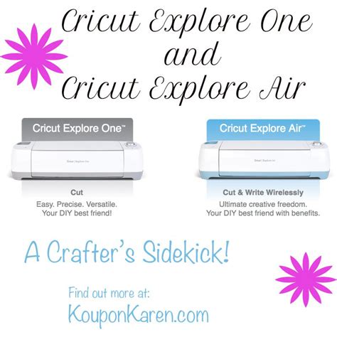 Cricut Explore One and Cricut Explore Air for Crafters