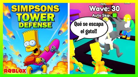 THE SIMPSONS TOWER DEFENSE. La casa de los Simpsons | EMiLiOR GamePlays ...