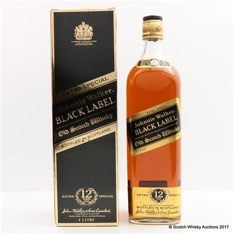 Johnnie Walker 12 Year Old Black Label Extra Special 1L | The 72nd Auction | Scotch Whisky Auctions