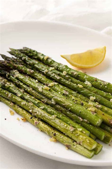 Garlic Roasted Asparagus | The Blond Cook