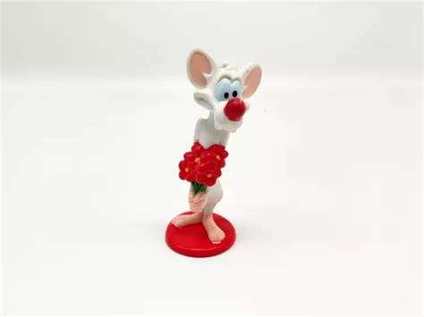 PINKY AND THE Brain PVC Figure Toy Valentines Warner Bros Vintage Mouse Cartoon $11.65 - PicClick