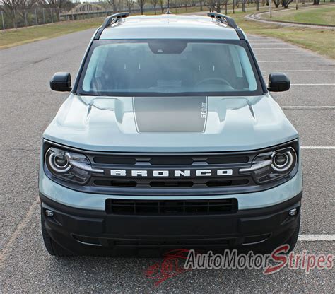 2021 Ford Bronco Sport RIDER HOOD Decals Stripes Vinyl Graphics 3M | Auto Motor Stripes Decals ...