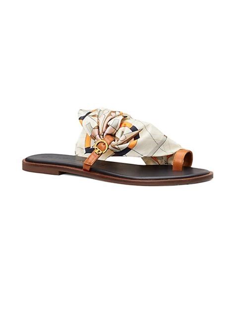 Tory Burch Selby Scarf Sandals | SaksFifthAvenue