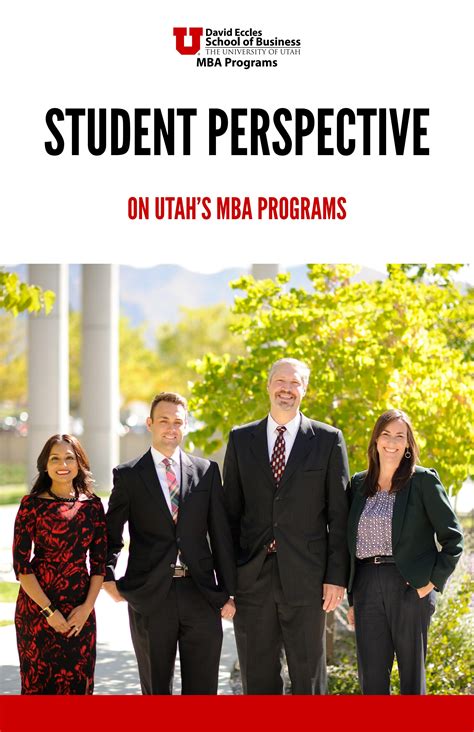 Student Perspective on Utah's MBA Programs Guide by University of Utah ...