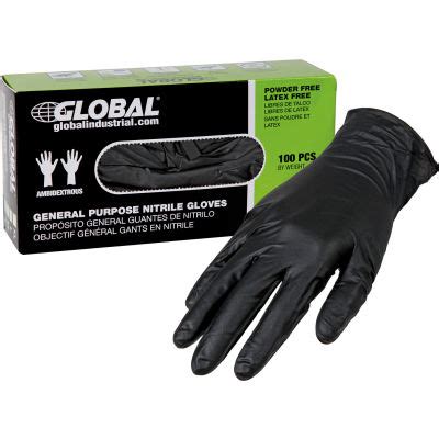 Gloves & Hand Protection | Nitrile | Global Industrial™ Nitrile Gloves ...