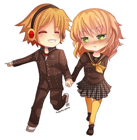 -- Chibi couple Commission for KoroMarimo -- by Kurama-chan on DeviantArt