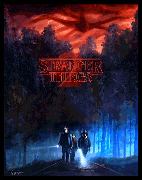 Stranger+Things+2+-+They%27re+Going+Somewhere+by+Cliff+Cramp.gif (542×683) | Stranger things art ...