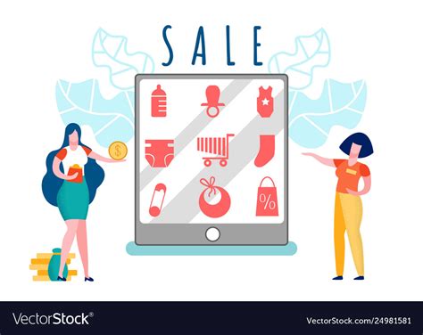 Customer and seller cartoon Royalty Free Vector Image