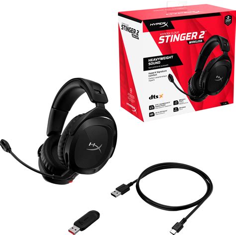 HyperX Cloud Stinger 2 Wireless DTS Headphone:X Gaming Headset for PC ...