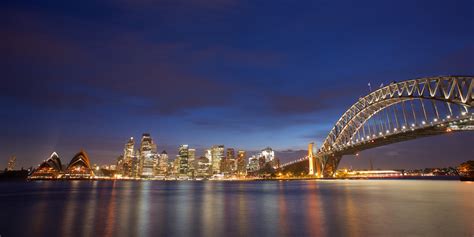 Sydney Lights - Sydney Harbour Circular Quay NSW Australia | Nighscape