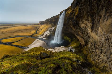 Winter landscape of Seljalandsfoss waterfall, Iceland. Photo by paranyu pithayarungsarit / Getty ...