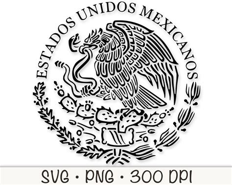 Mexican Flag Eagle Coloring Page