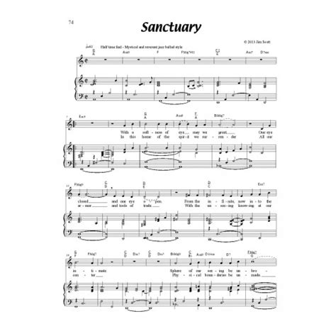 Sanctuary Solo Sheet - Jim Scott - Composer, Guitarist, Singer